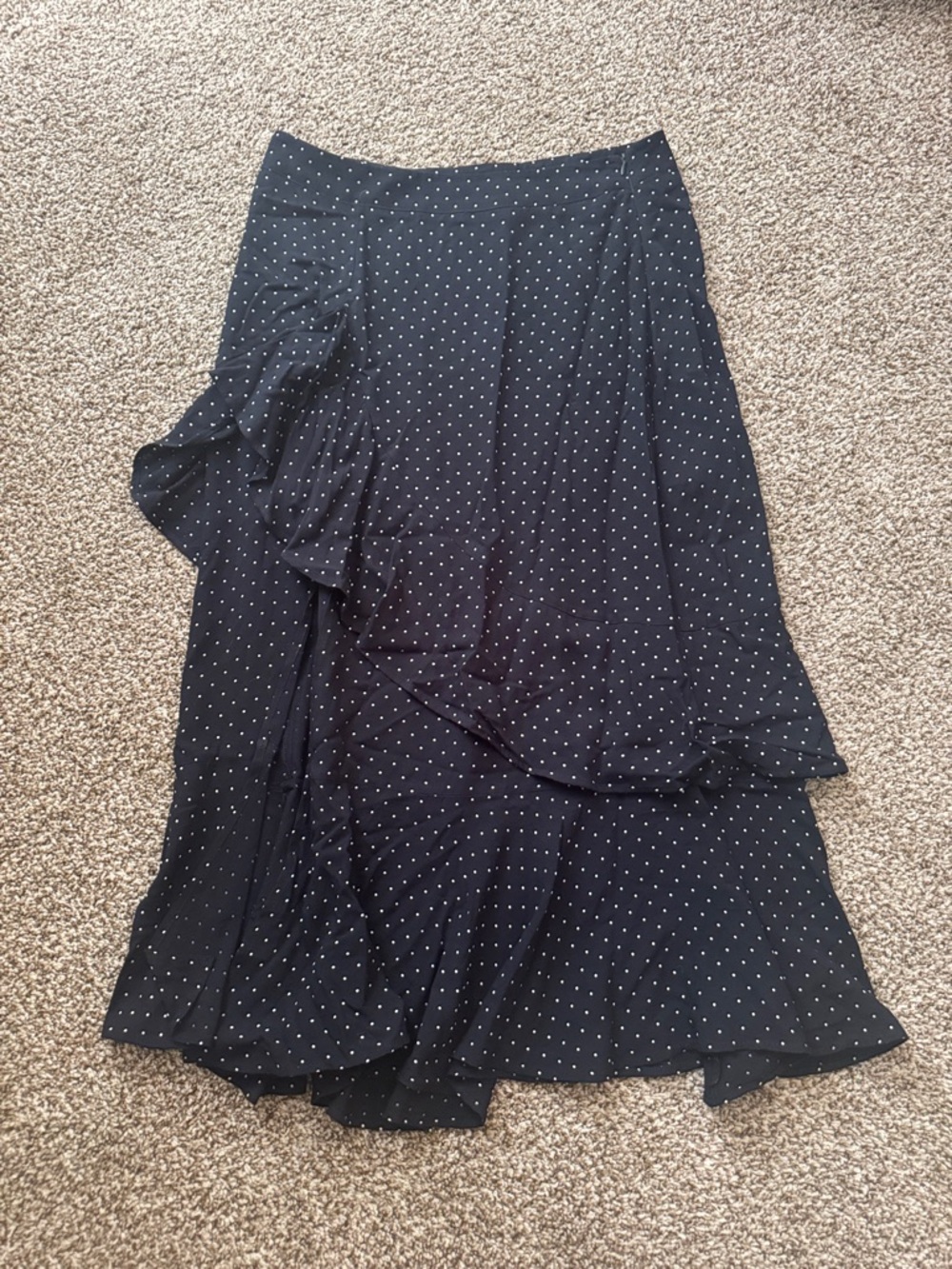 Zara High Waisted Polka Dot Skirt
